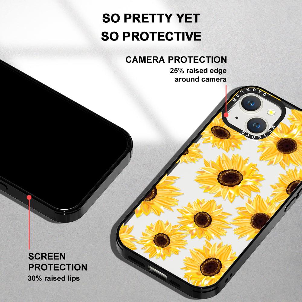 Sunflowers Phone Case - iPhone 14 Plus Case - MOSNOVO