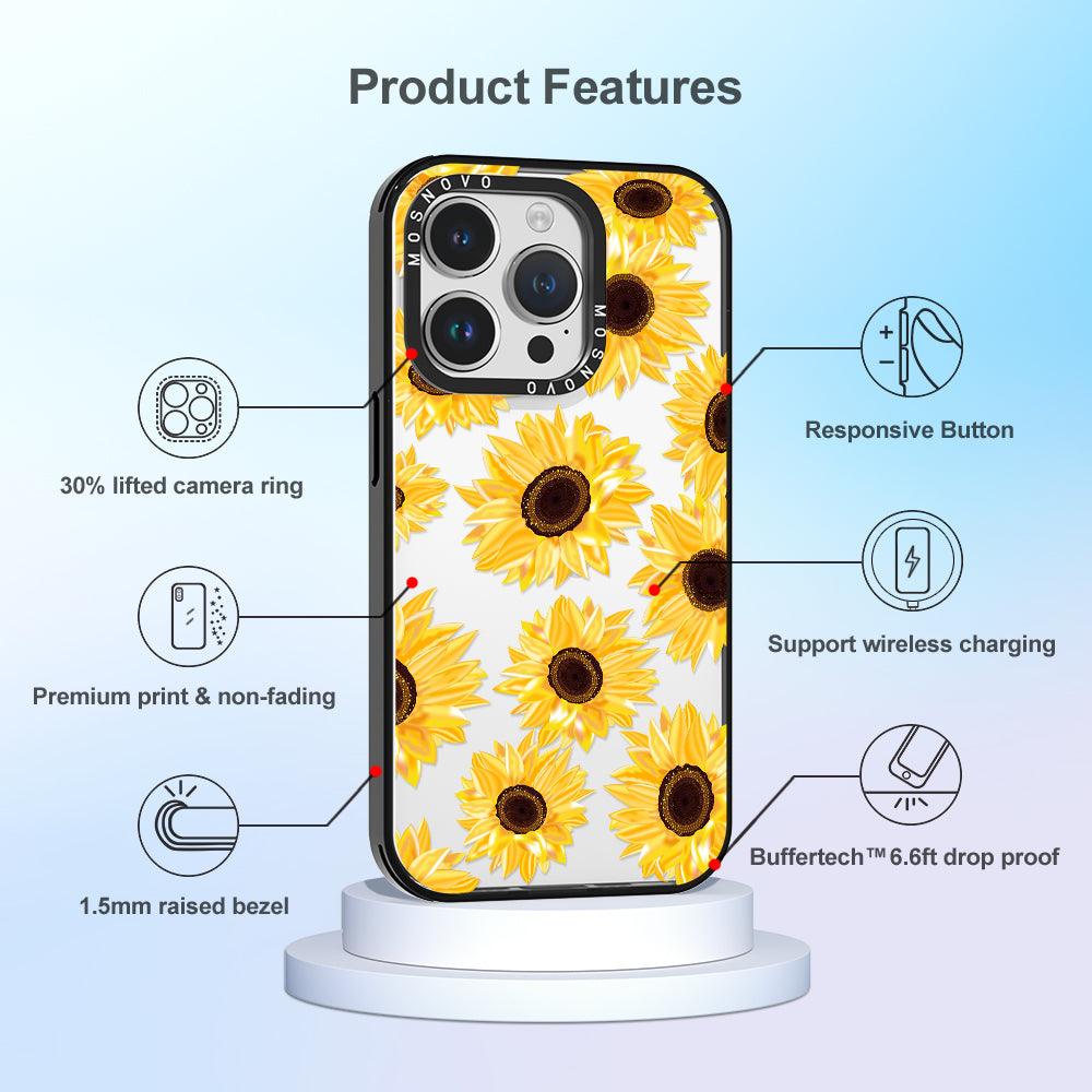 Sunflowers Phone Case - iPhone 14 Pro Case - MOSNOVO