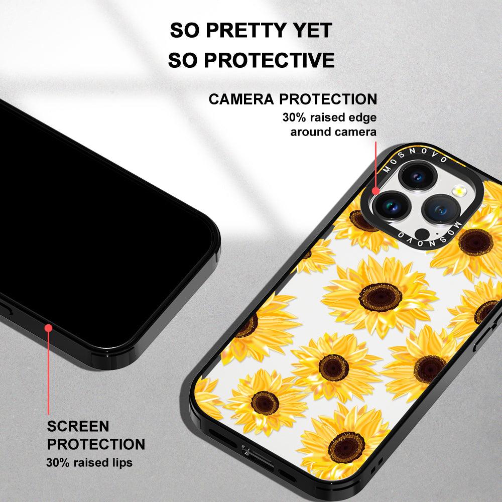 Sunflowers Phone Case - iPhone 14 Pro Max Case - MOSNOVO