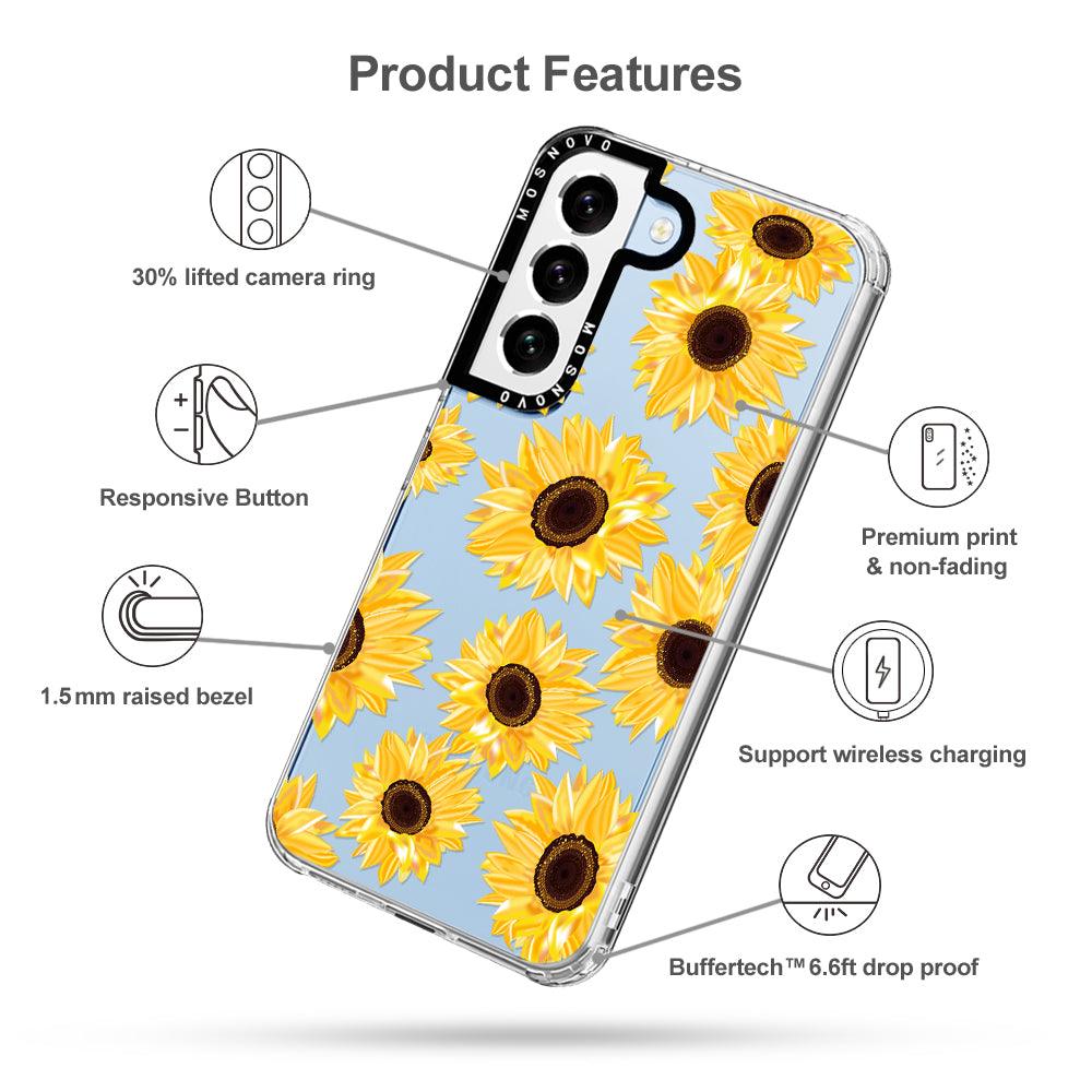 Sunflowers Phone Case - Samsung Galaxy S22 Case - MOSNOVO