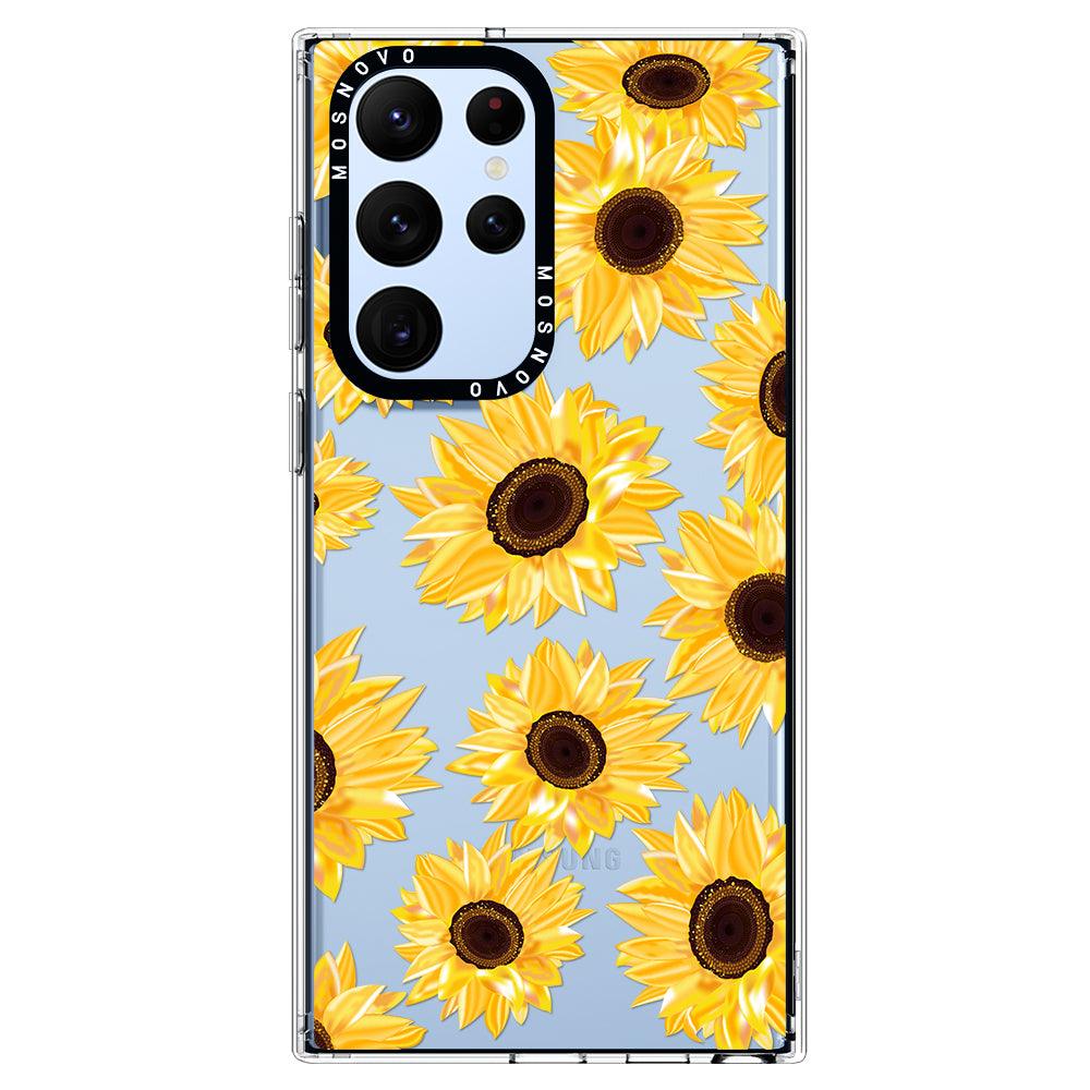 Sunflowers Phone Case - Samsung Galaxy S22 Ultra Case - MOSNOVO
