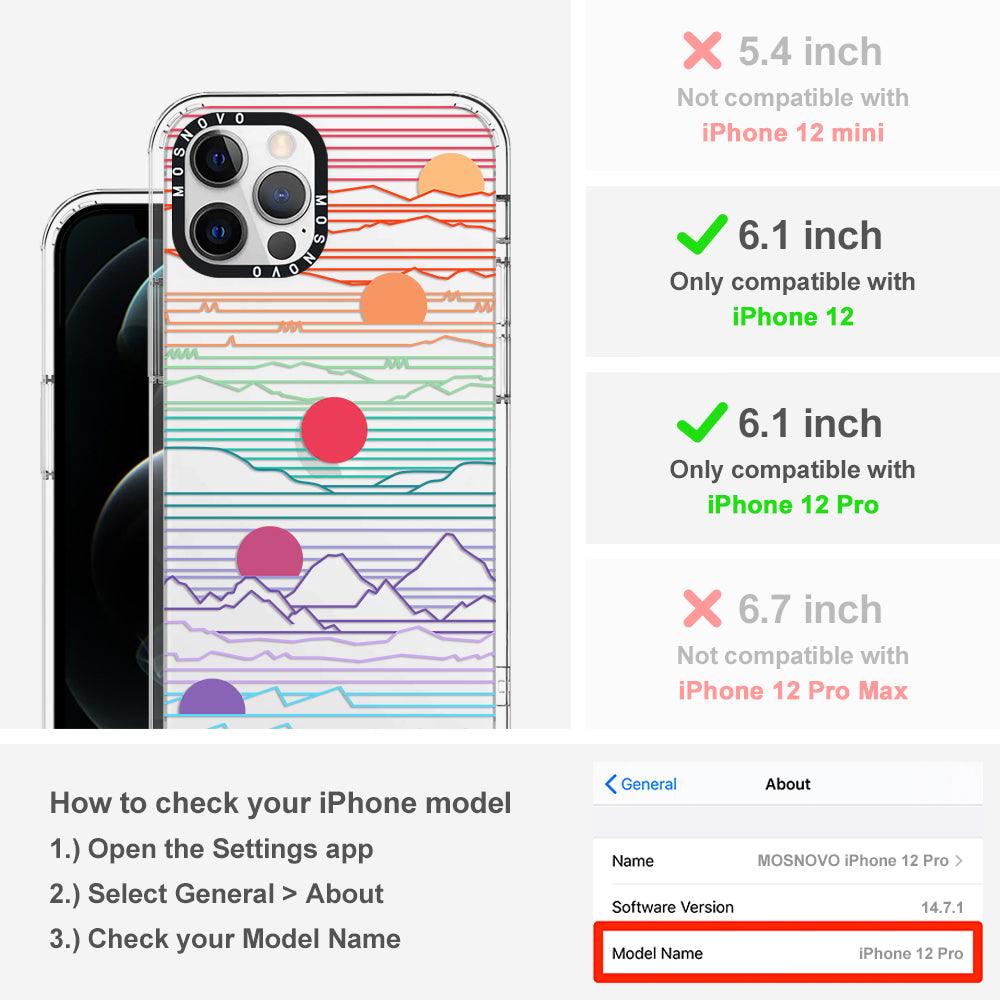 Sunset Phone Case - iPhone 12 Pro Case - MOSNOVO