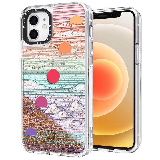 Sunset Glitter Phone Case - iPhone 12 Case - MOSNOVO