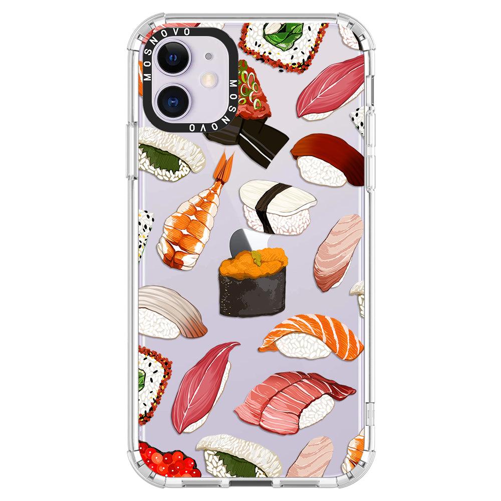 Mixed Sushi Phone Case - iPhone 11 Case - MOSNOVO