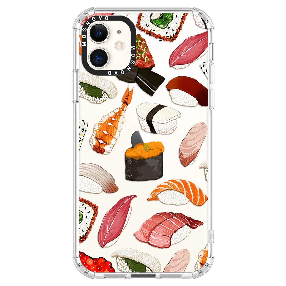 Mixed Sushi Phone Case - iPhone 11 Case - MOSNOVO