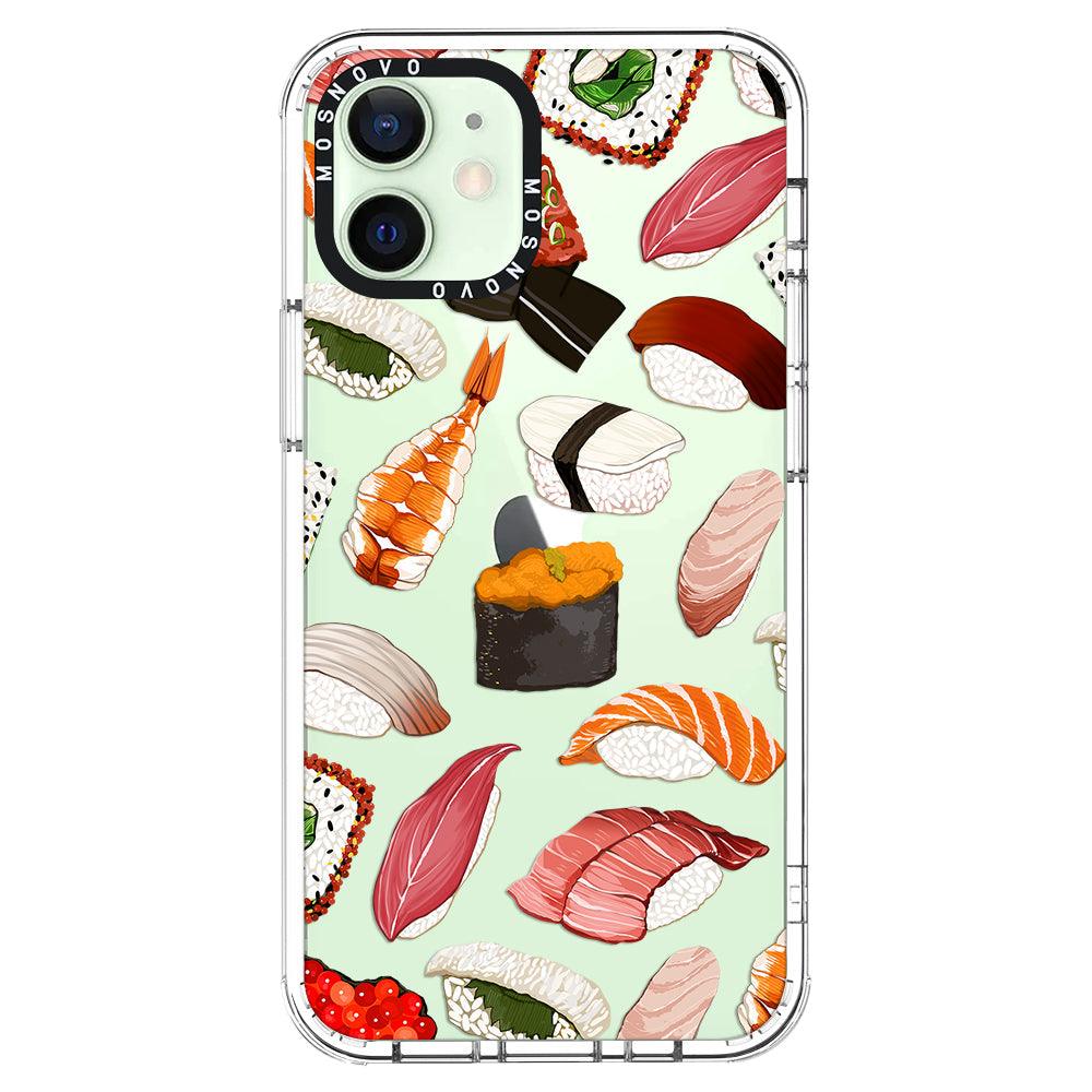 Mixed Sushi Phone Case - iPhone 12 Case - MOSNOVO