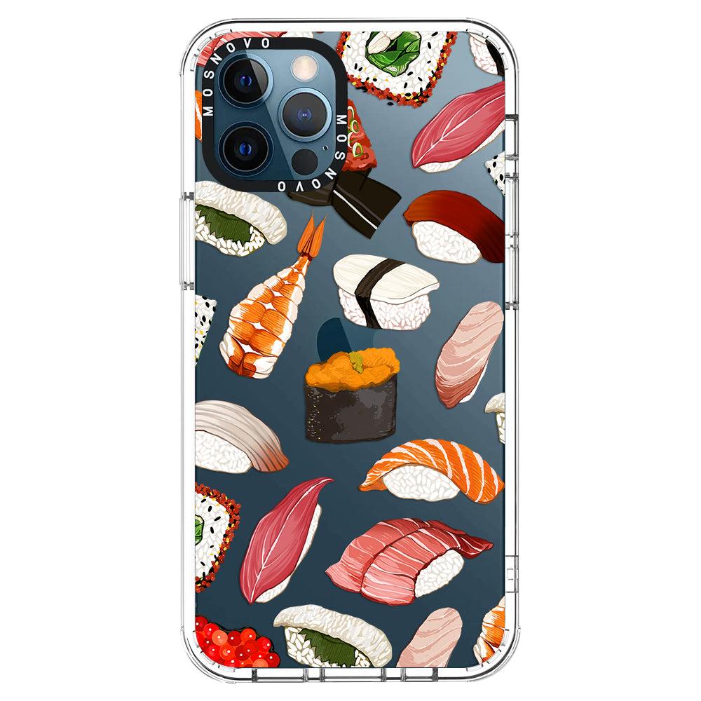 Mixed Sushi Phone Case - iPhone 12 Pro Case - MOSNOVO