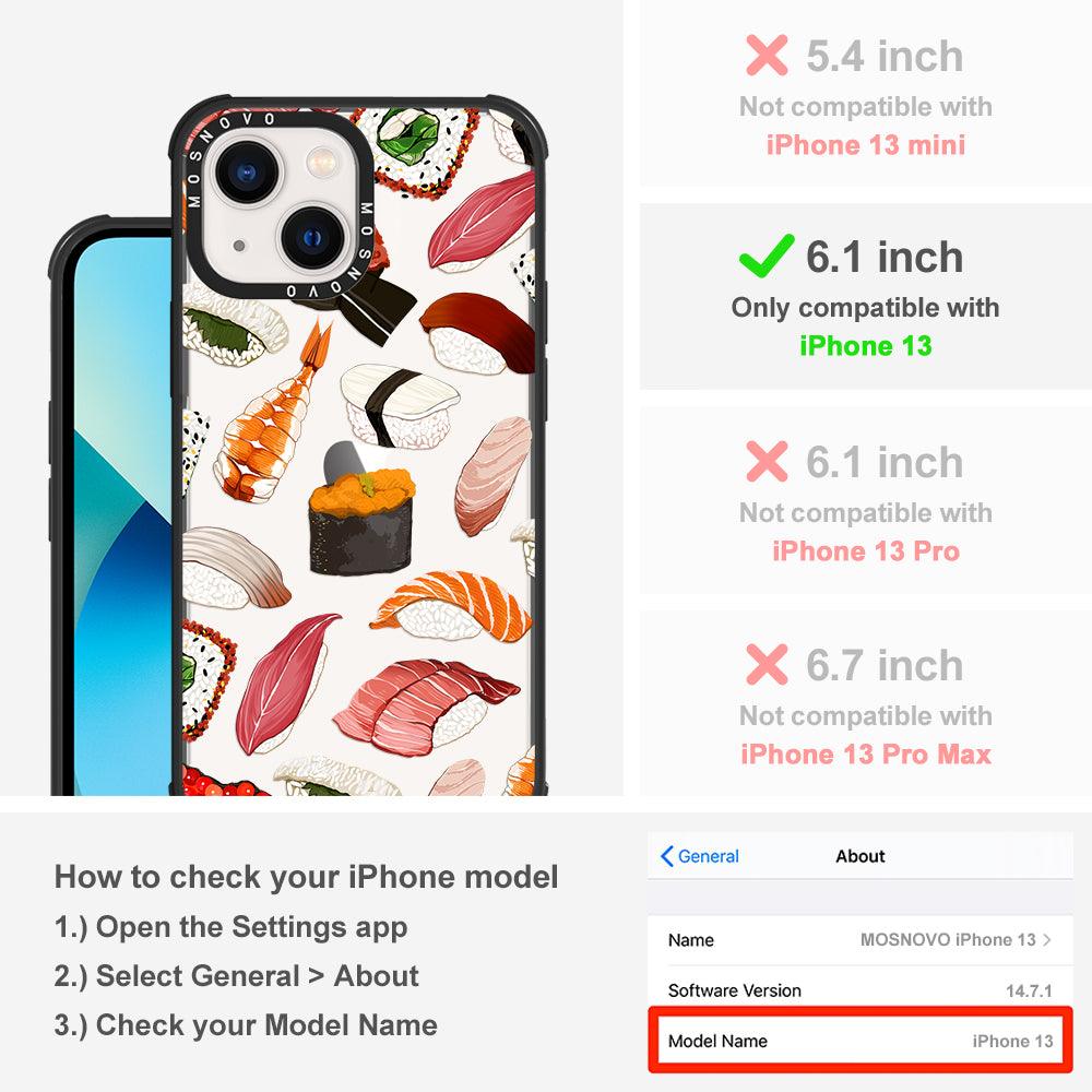 Mixed Sushi Phone Case - iPhone 13 Case - MOSNOVO
