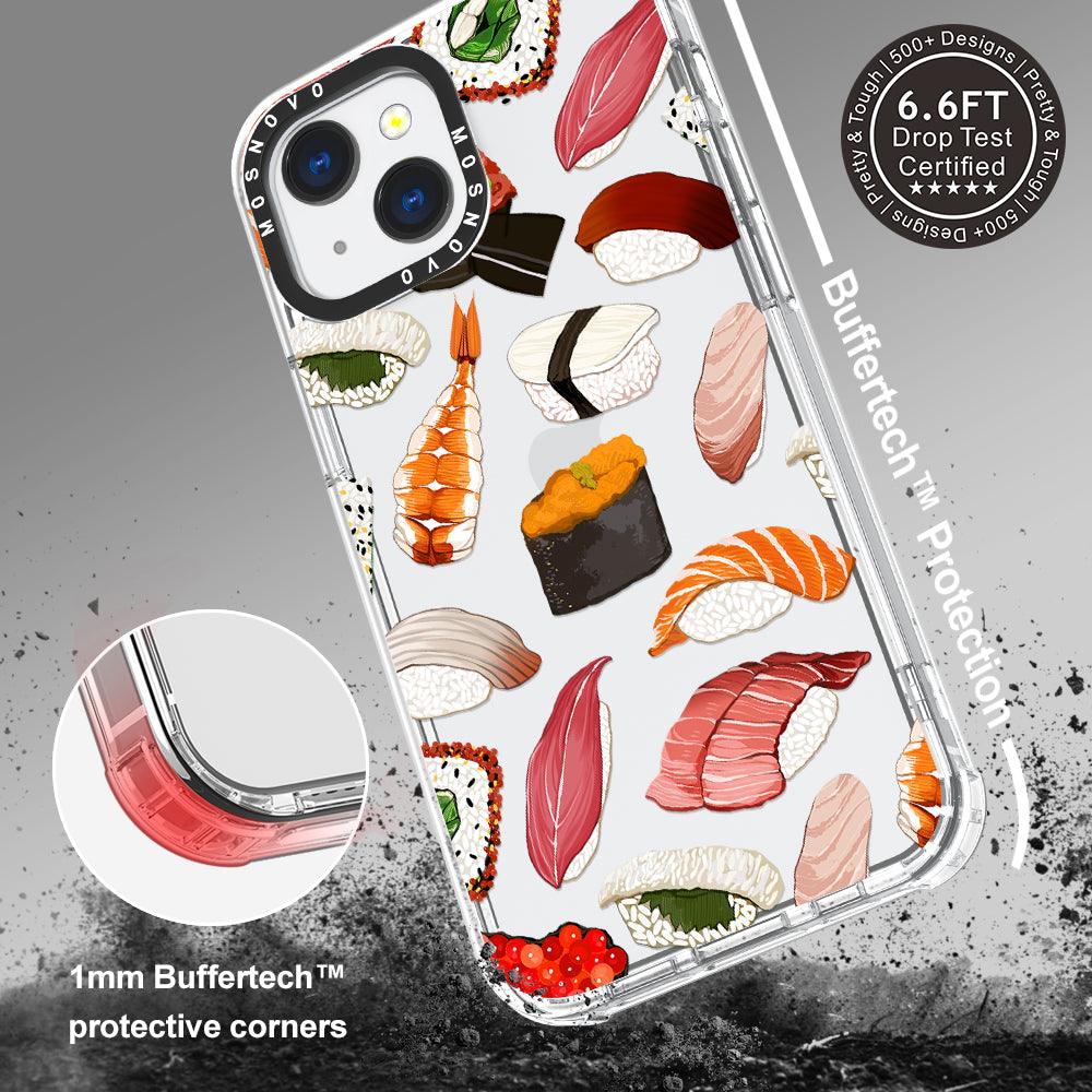 Mixed Sushi Phone Case - iPhone 13 Mini Case - MOSNOVO
