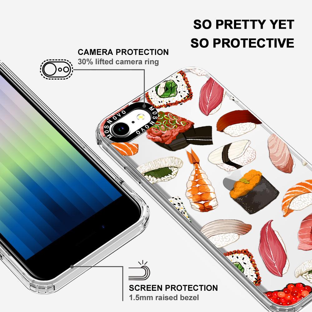 Mixed Sushi Phone Case - iPhone SE 2022 Case - MOSNOVO