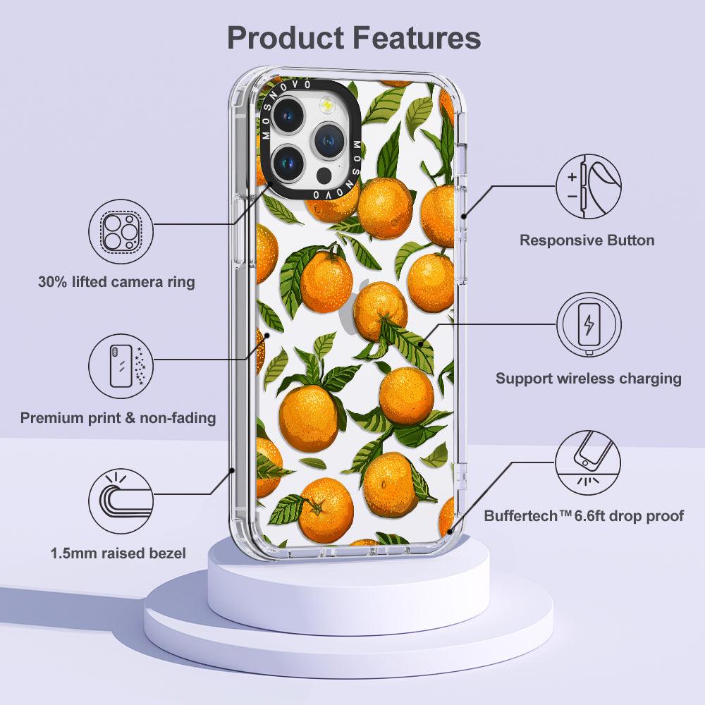 Tangerine Phone Case - iPhone 12 Pro Max Case - MOSNOVO