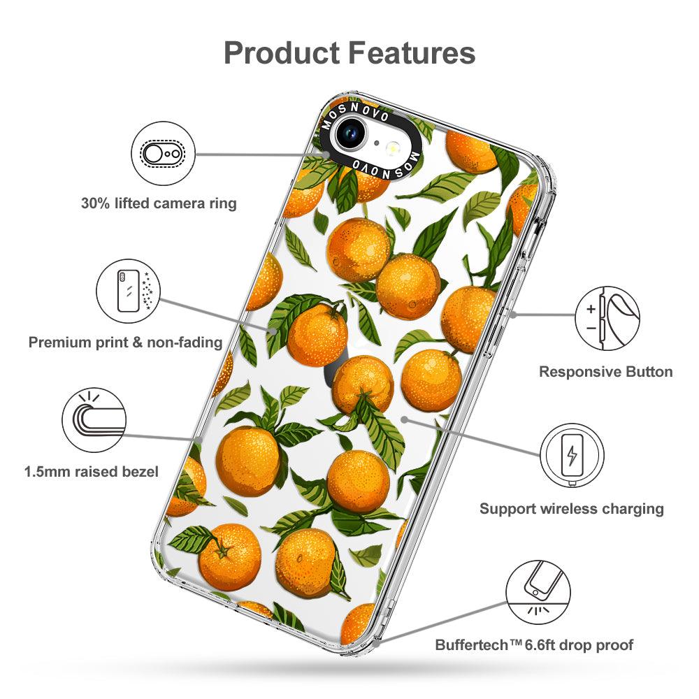 Orange Phone Case - iPhone 8 Case - MOSNOVO
