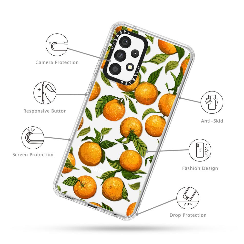 Tangerine Phone Case - Samsung Galaxy A52 & A52s Case - MOSNOVO
