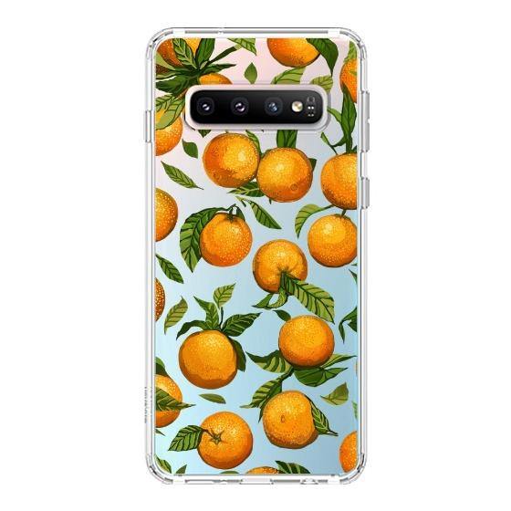 Orange Phone Case - Samsung Galaxy S10 Case - MOSNOVO