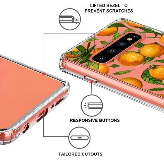 Orange Phone Case - Samsung Galaxy S10 Case - MOSNOVO