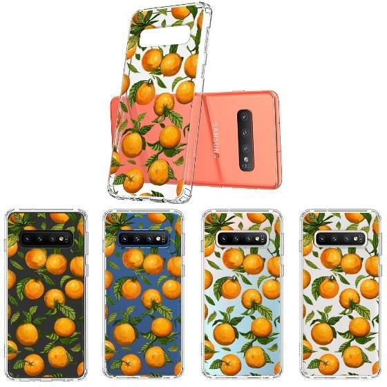 Orange Phone Case - Samsung Galaxy S10 Plus Case - MOSNOVO