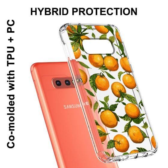 Orange Phone Case - Samsung Galaxy S10e Case - MOSNOVO