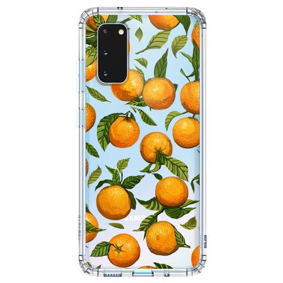 Orange Phone Case - Samsung Galaxy S20 Case - MOSNOVO