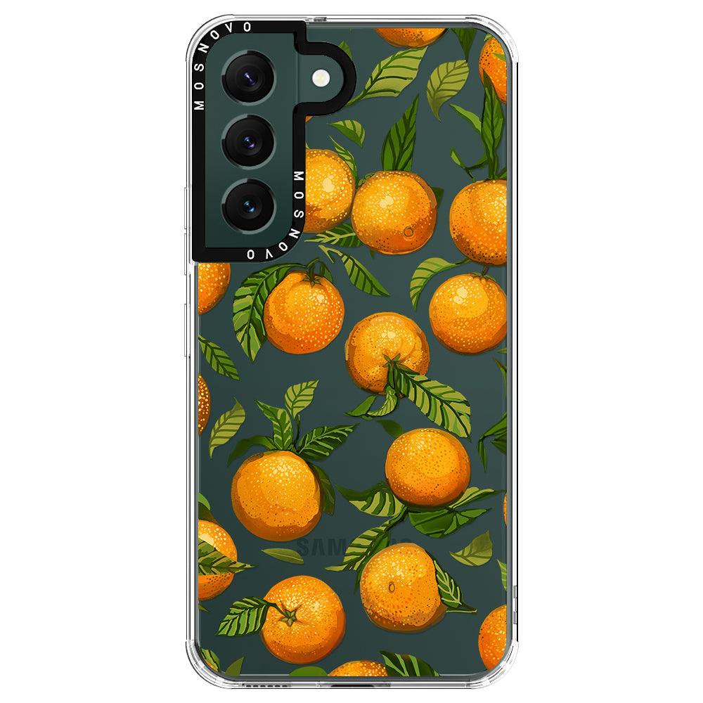 Tangerine Phone Case - Samsung Galaxy S22 Plus Case - MOSNOVO