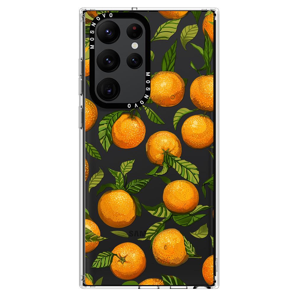Tangerine Phone Case - Samsung Galaxy S22 Ultra Case - MOSNOVO