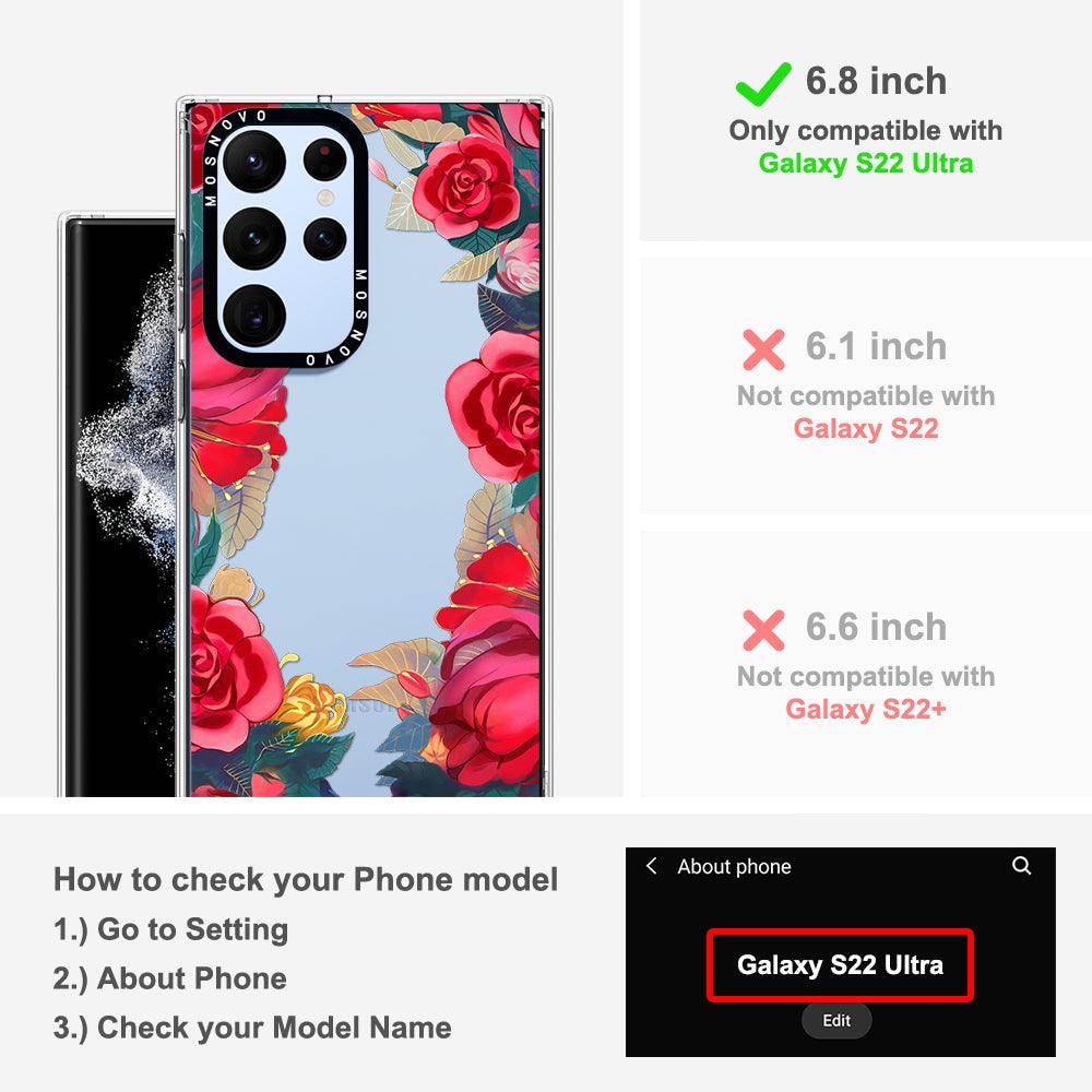 Garden Spell Phone Case - Samsung Galaxy S22 Ultra Case - MOSNOVO
