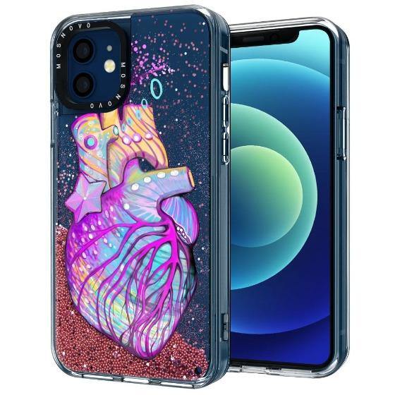 The Heart of Art Glitter Phone Case - iPhone 12 Case - MOSNOVO