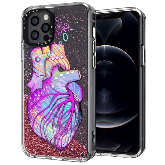 The Heart of Art Glitter Phone Case - iPhone 12 Pro Case - MOSNOVO