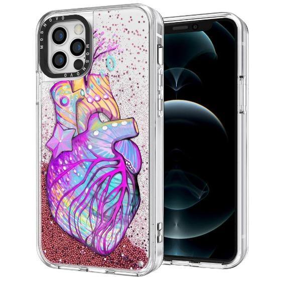 The Heart of Art Glitter Phone Case - iPhone 12 Pro Max Case - MOSNOVO