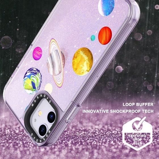 The Planet Glitter Phone Case - iPhone 11 Case - MOSNOVO