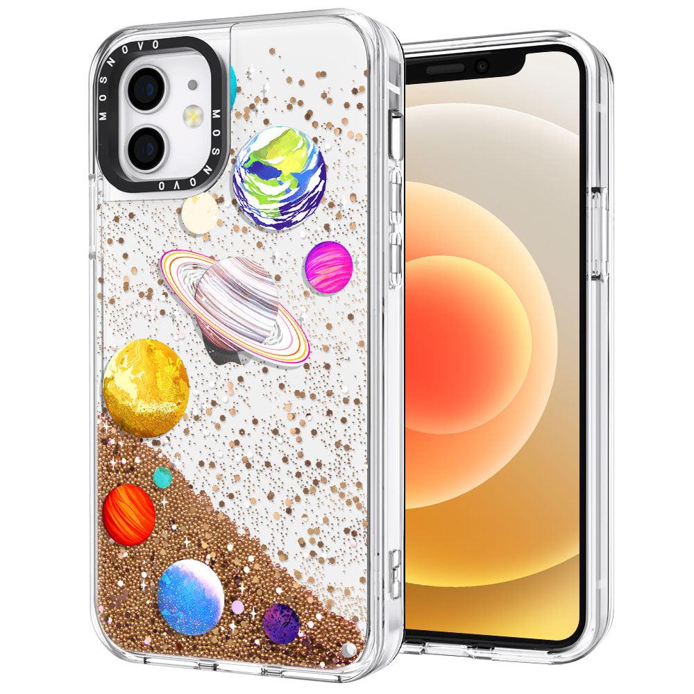The Planet Glitter Phone Case - iPhone 12 Case - MOSNOVO