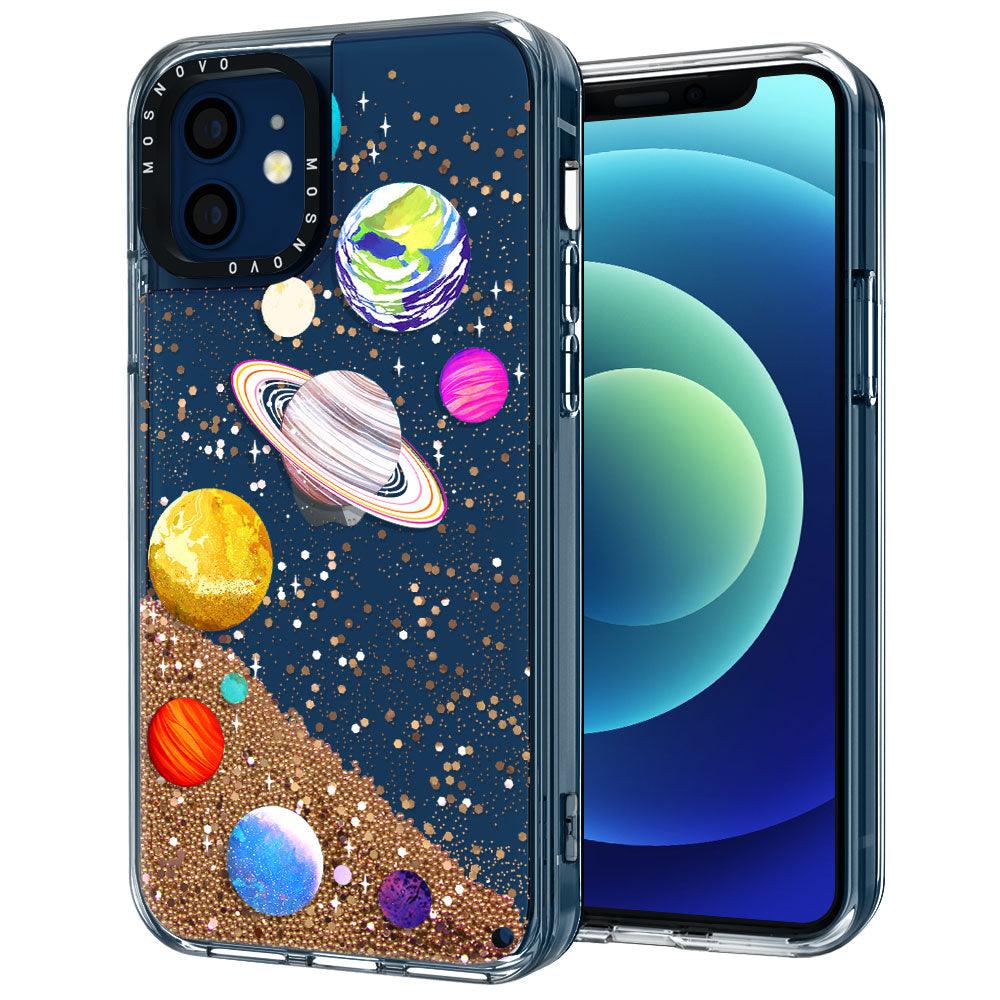The Planet Glitter Phone Case - iPhone 12 Mini Case - MOSNOVO