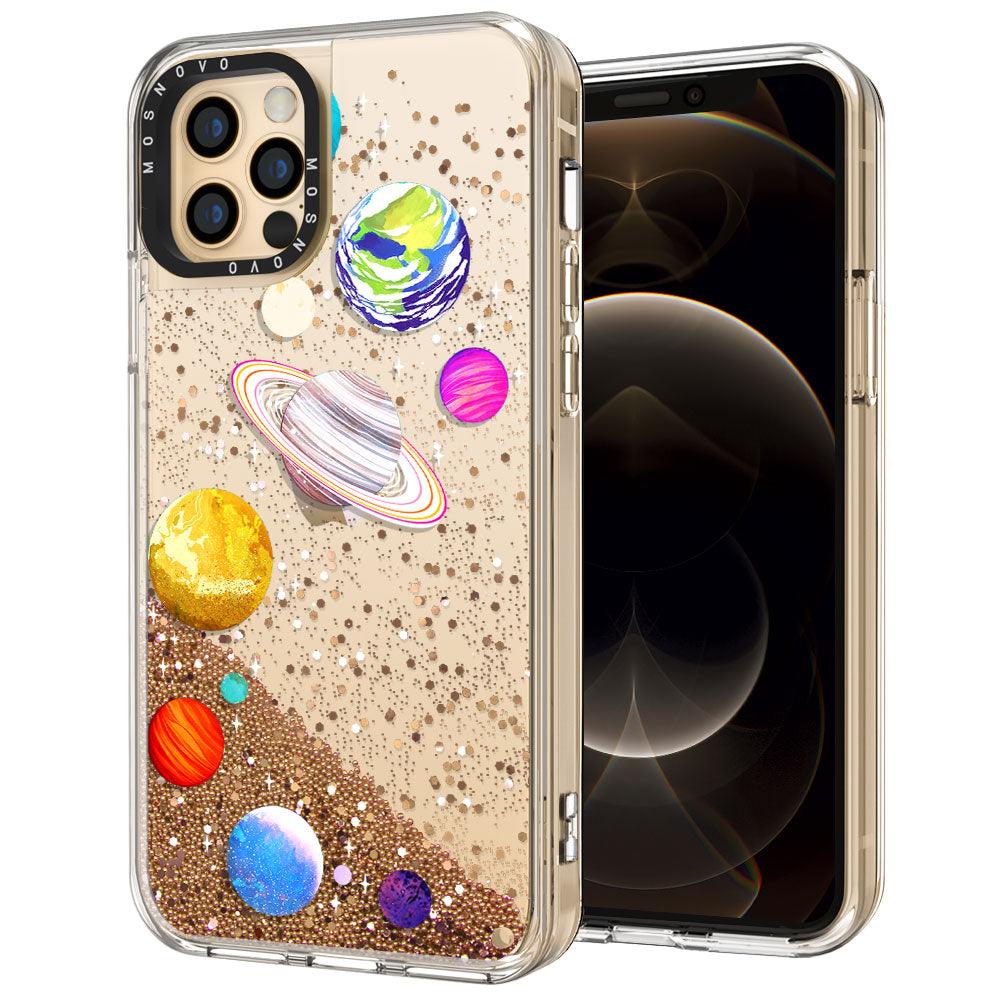 The Planet Glitter Phone Case - iPhone 12 Pro Case - MOSNOVO