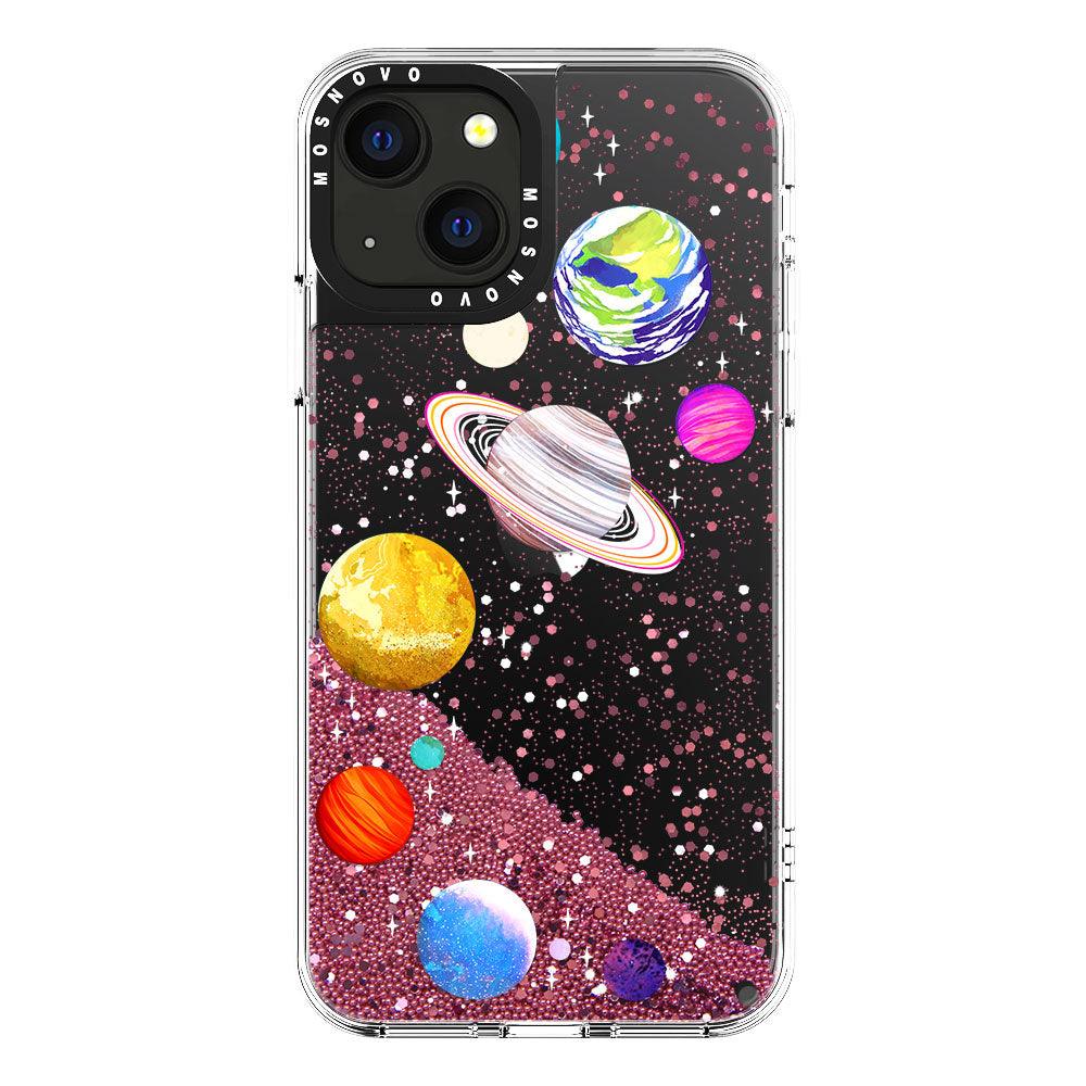 The Planet Glitter Phone Case - iPhone 13 Case - MOSNOVO