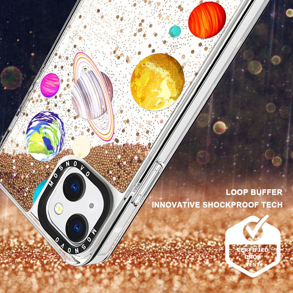 The Planet Glitter Phone Case - iPhone 13 Case - MOSNOVO