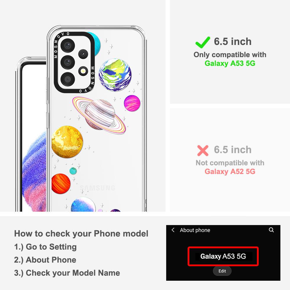 The Planet Phone Case - Samsung Galaxy A53 Case - MOSNOVO