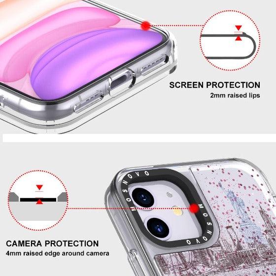 The World City Glitter Phone Case - iPhone 11 Case - MOSNOVO