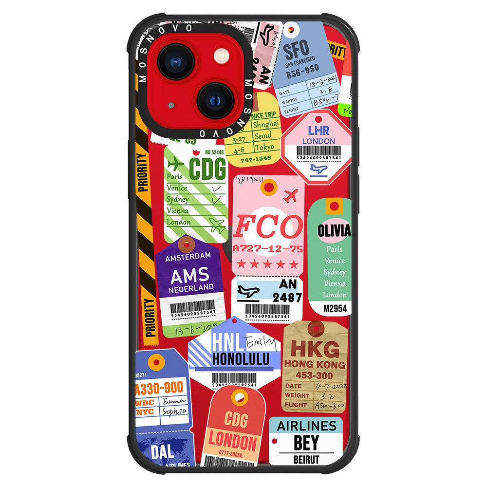 Ticket Label Phone Case - iPhone 13 Case - MOSNOVO