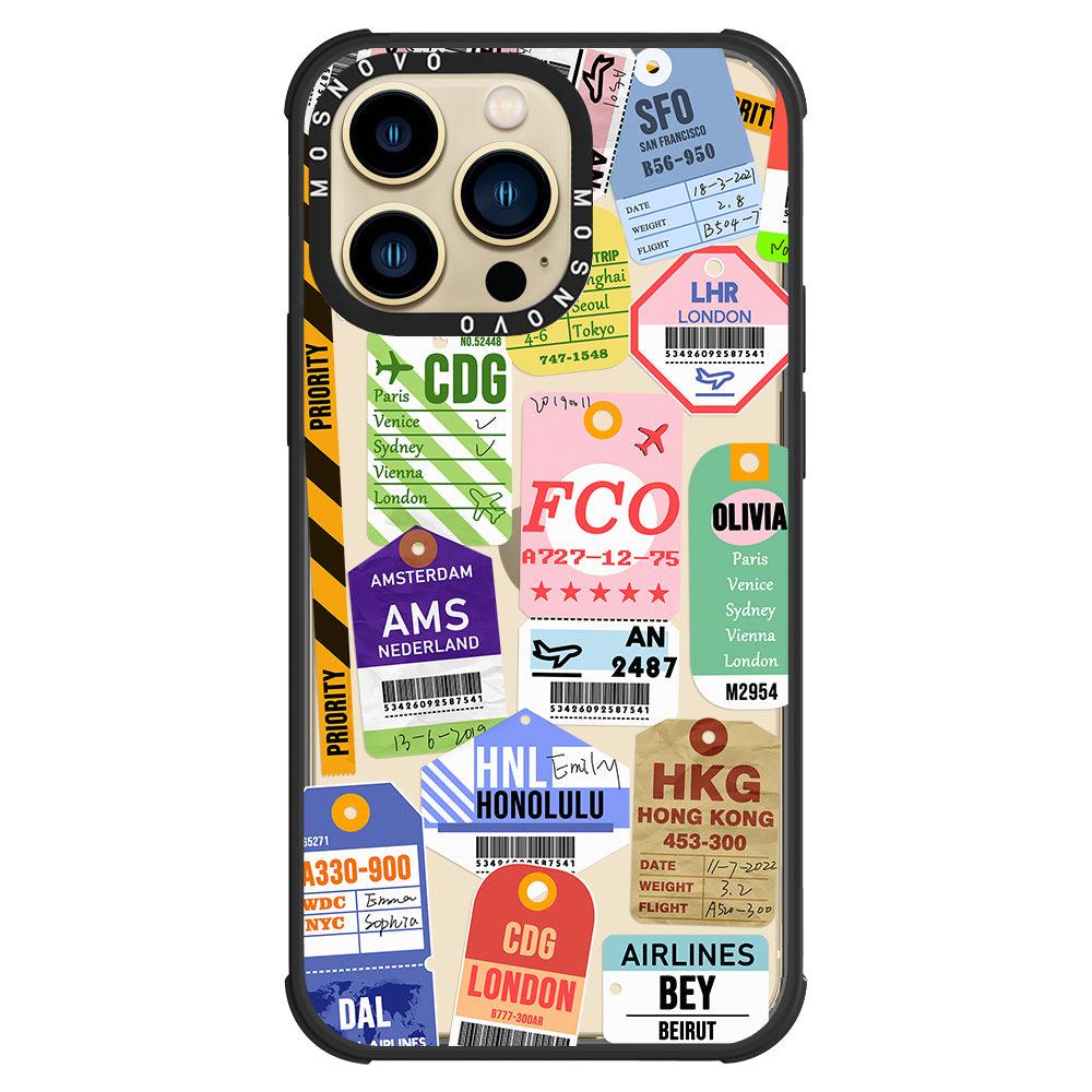 Ticket Label Phone Case - iPhone 13 Pro Case - MOSNOVO