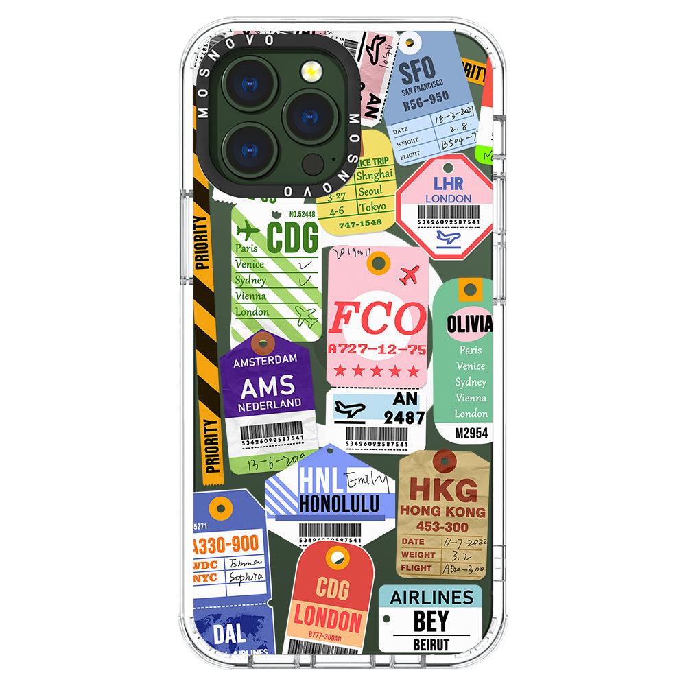 Ticket Label Phone Case - iPhone 13 Pro Max Case - MOSNOVO