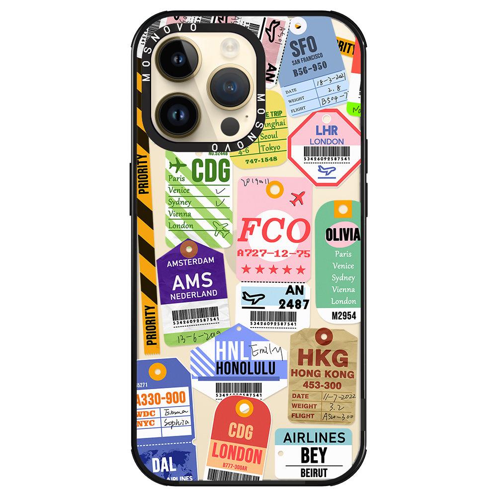 Ticket Label Phone Case - iPhone 14 Pro Max Case - MOSNOVO