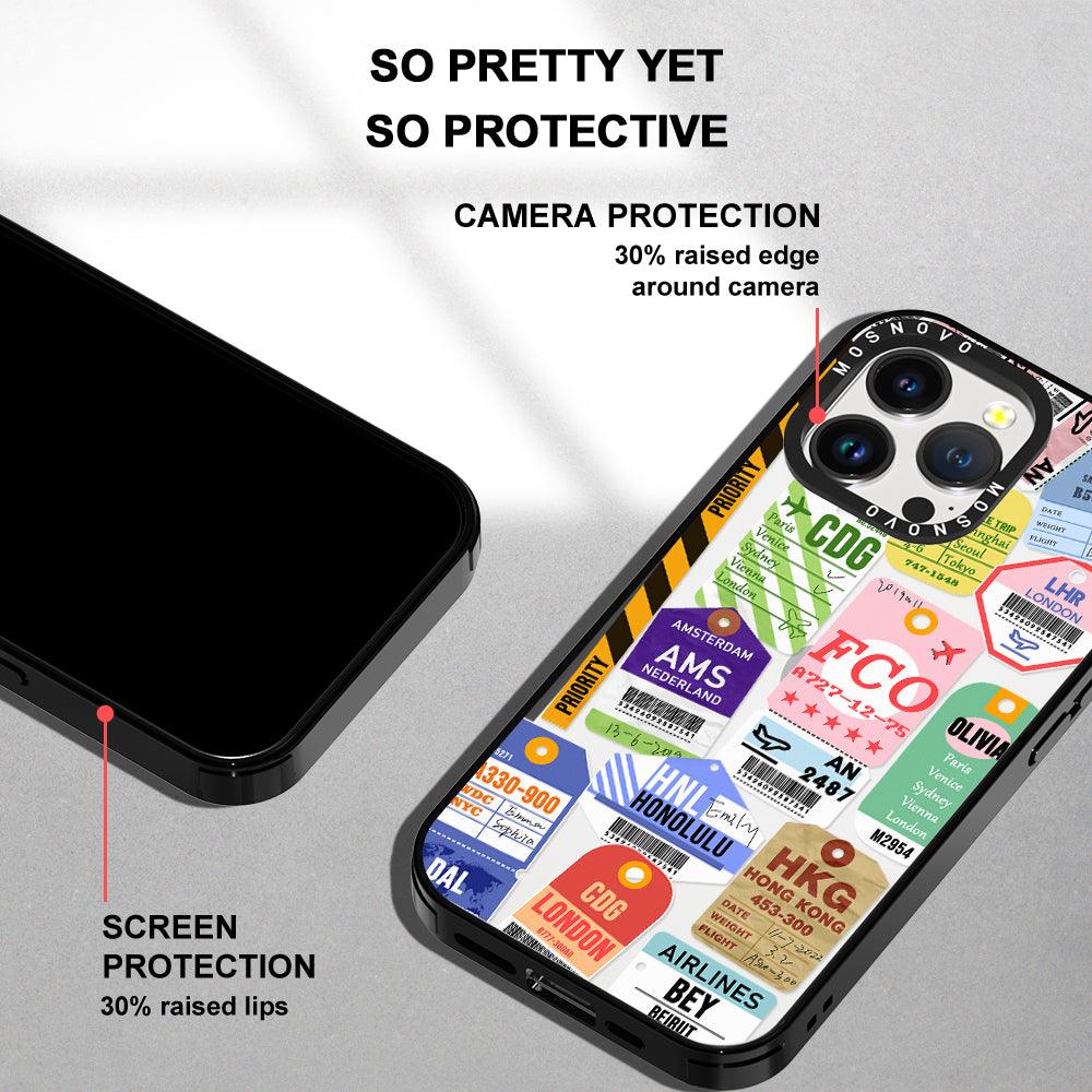 Ticket Label Phone Case - iPhone 14 Pro Max Case - MOSNOVO