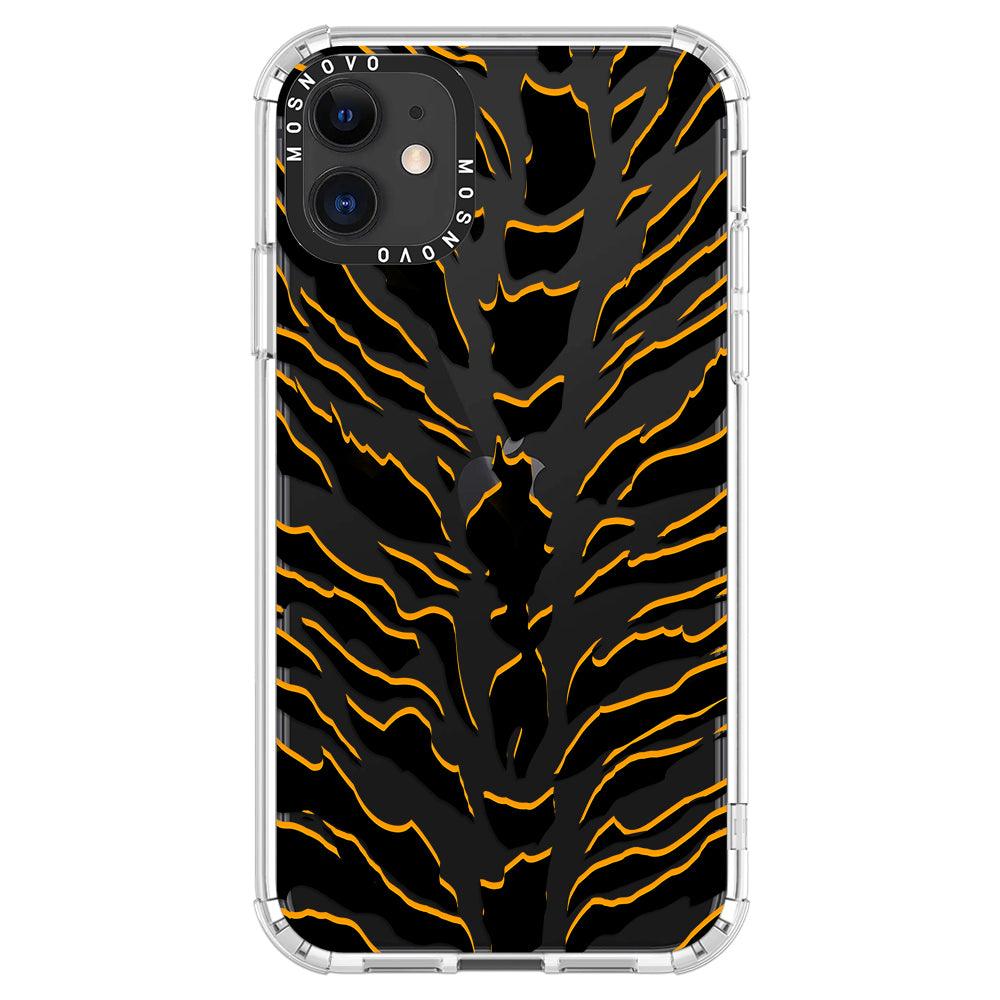 Tiger Print Phone Case - iPhone 11 Case - MOSNOVO