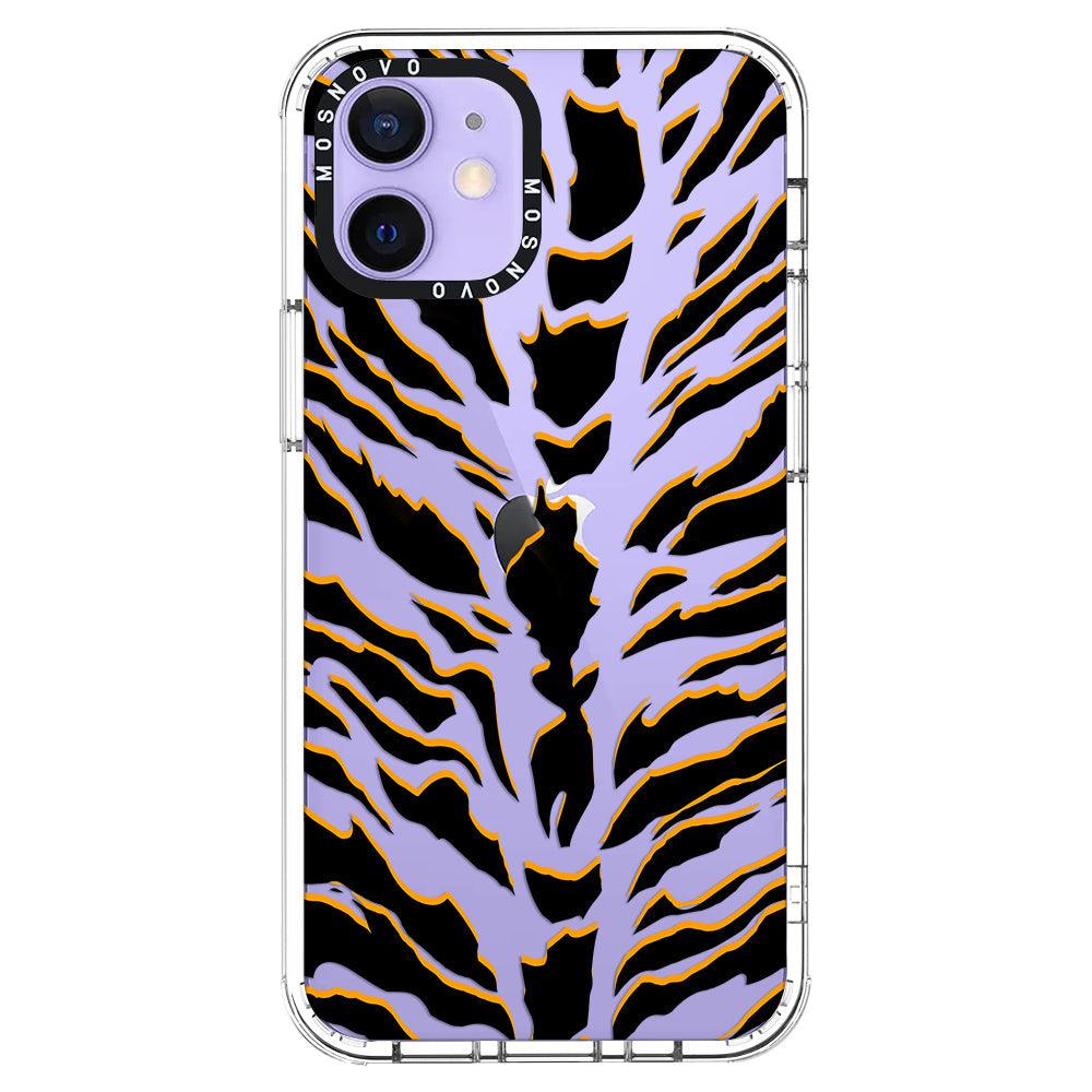 Tiger Print Phone Case - iPhone 12 Case - MOSNOVO