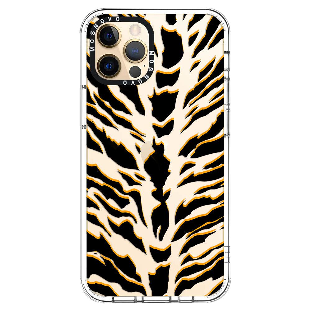 Tiger Print Phone Case - iPhone 12 Pro Case - MOSNOVO