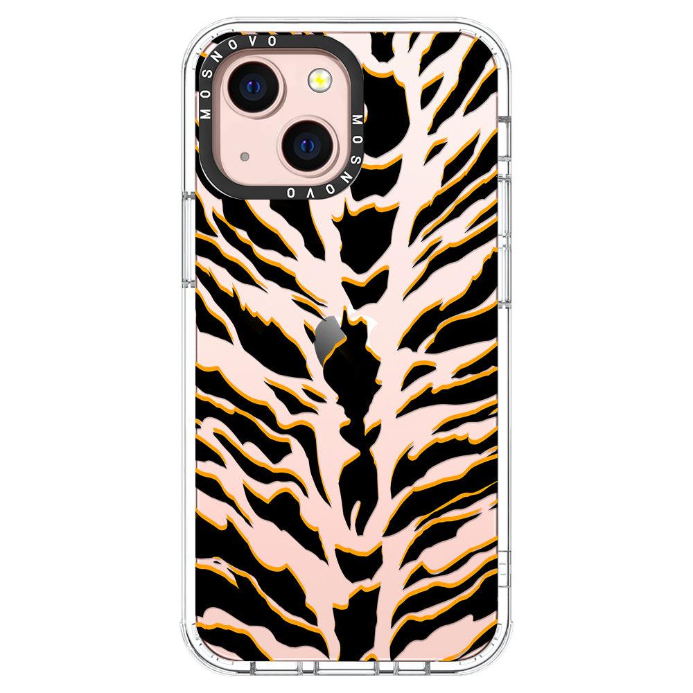 Tiger Print Phone Case - iPhone 13 Case - MOSNOVO