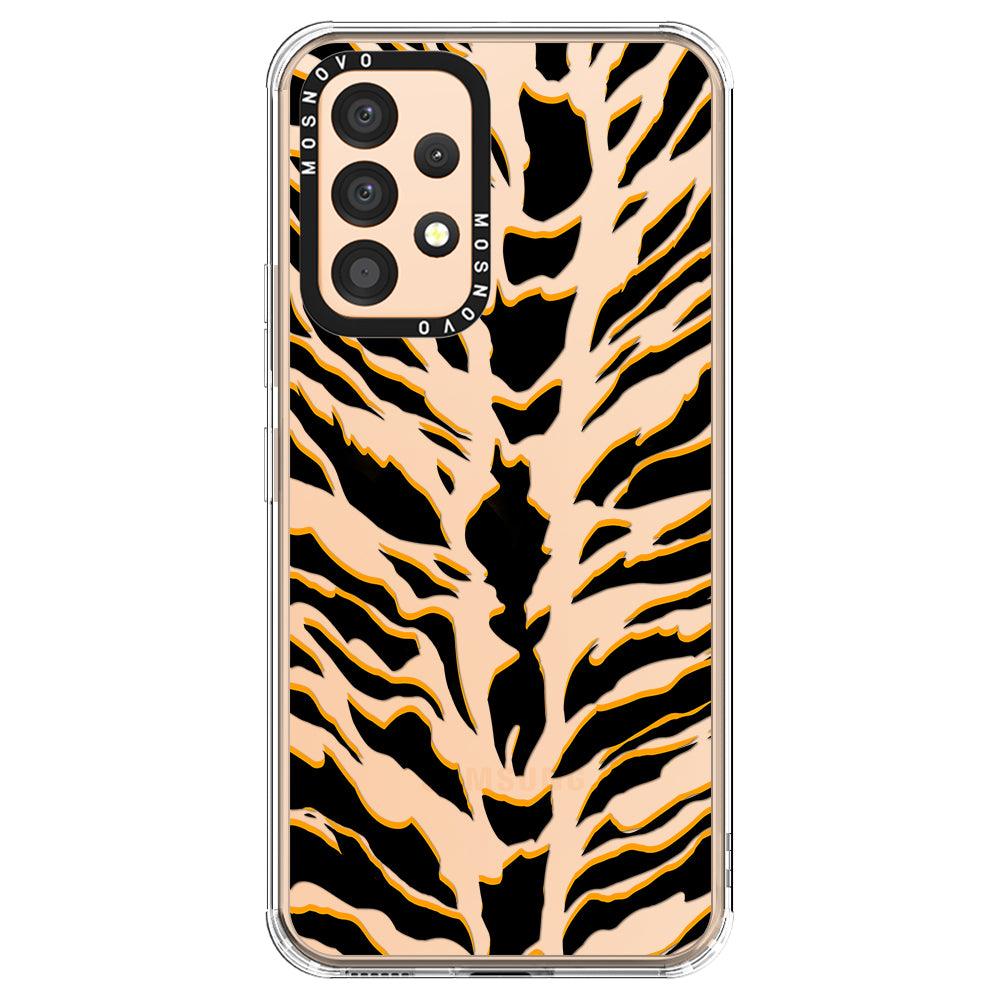 Tiger Print Phone Case - Samsung Galaxy A53 Case - MOSNOVO