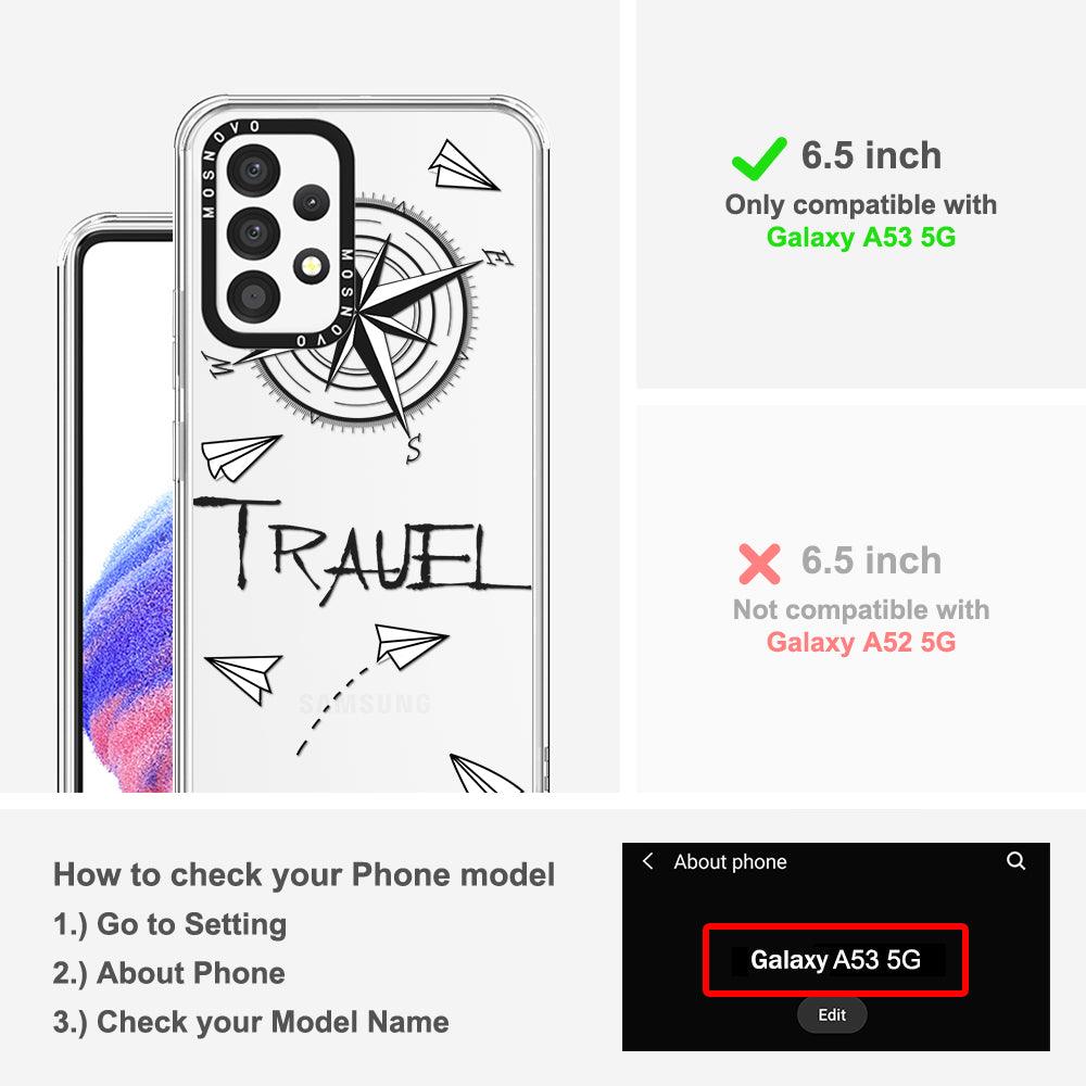 Travel Phone Case - Samsung Galaxy A53 Case - MOSNOVO