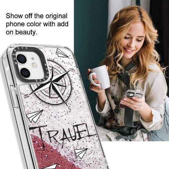 Traveller Glitter Phone Case - iPhone 12 Mini Case - MOSNOVO