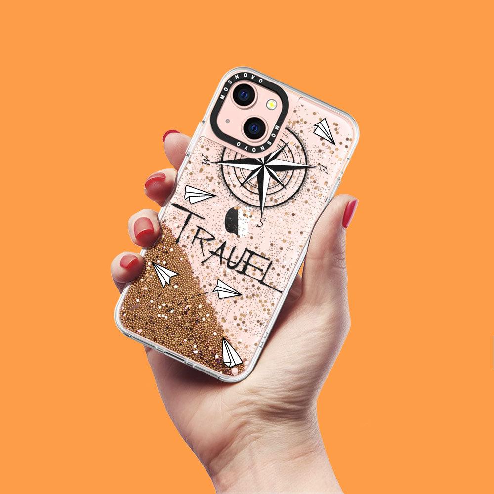 Traveller Glitter Phone Case - iPhone 13 Case - MOSNOVO