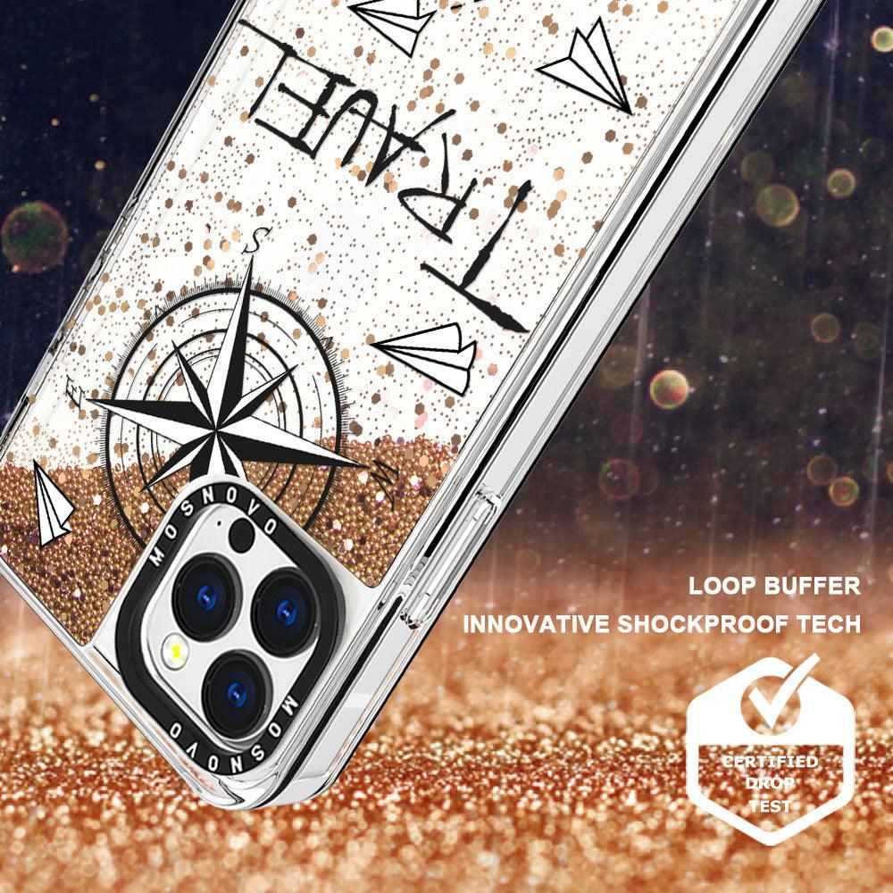 Traveller Glitter Phone Case - iPhone 13 Pro Case - MOSNOVO